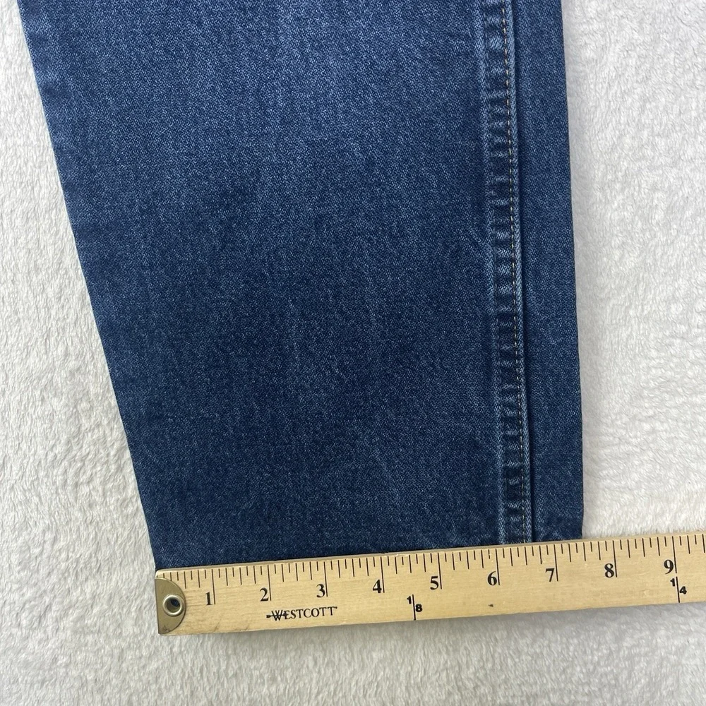 Wrangler Jeans Men's 29/30 Blue Denim Cowboy Cut Relaxed Fit Mid Rise Western